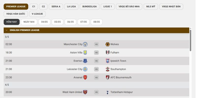 Tin tức Bundesliga 24/7 – Cập nhật liên tục, chính xác trên BONG88 3 Lịch thi đấu và kết quả – Theo dõi nhanh nhất tin tức Bundesliga 24/7 tại BONG88